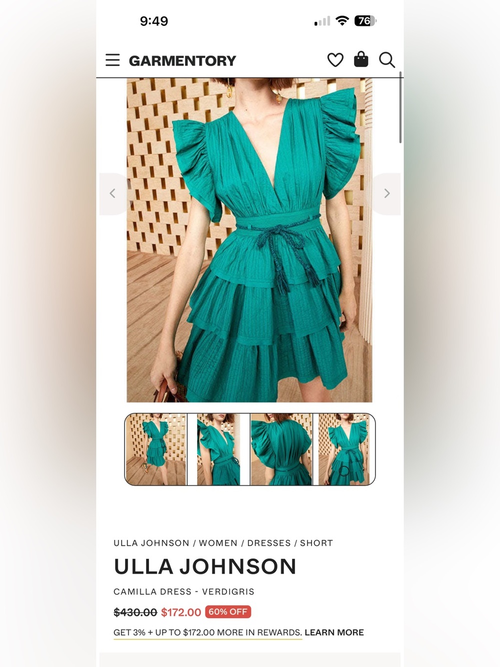 ULLA JOHNSON
Camilla dress - Picture 2 of 8